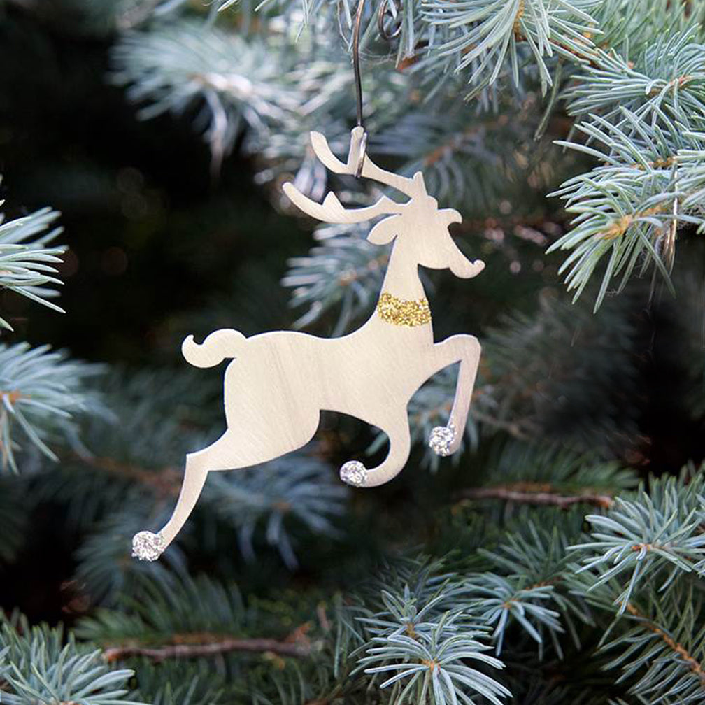 Metal Petal Art: Small Reindeer Ornament