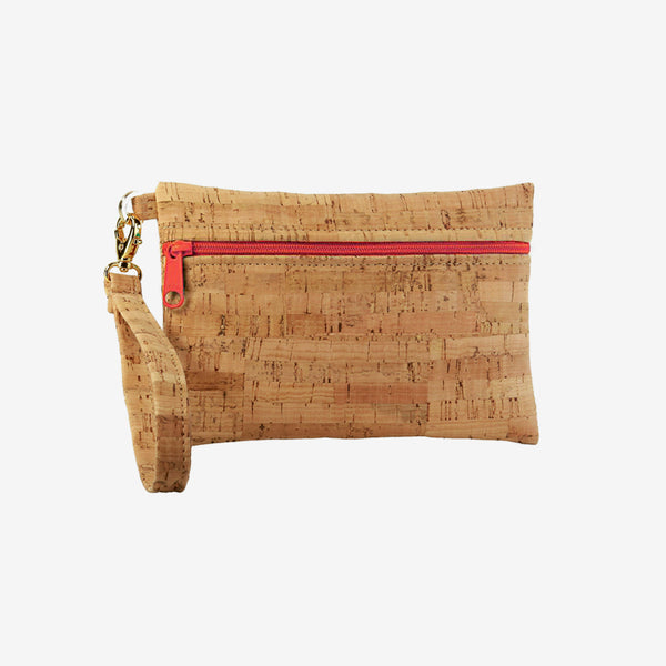 Natalie Therése: Be Ready Small Wristlet, Red