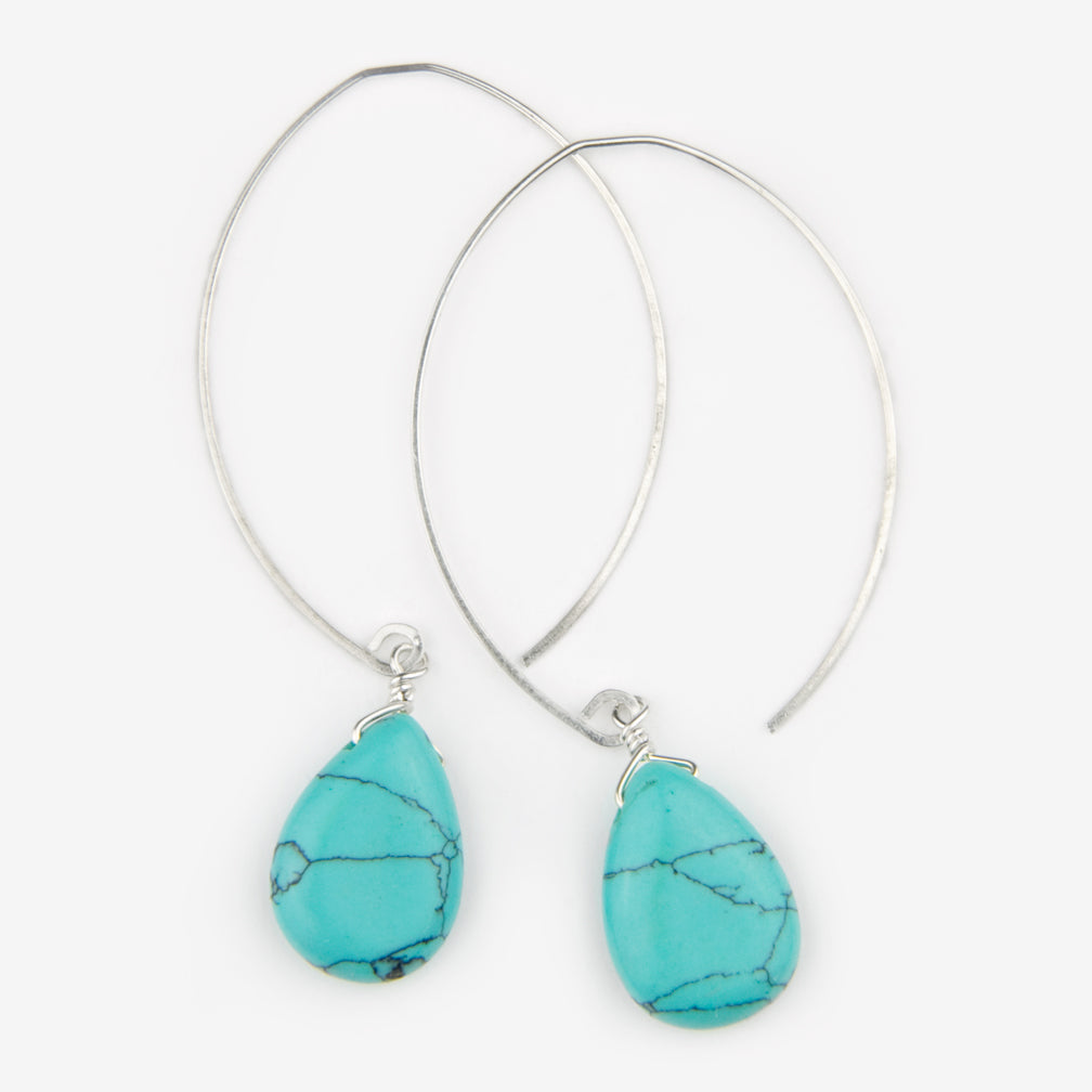 Noon Designs: Earrings: Core Collection, Turquoise