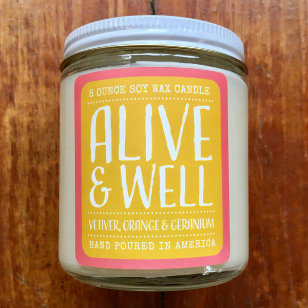 Noon Designs: Soy Candle: Alive & Well