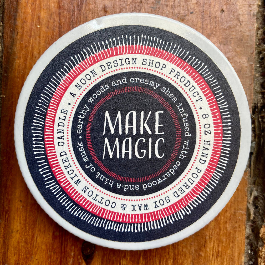 Noon Designs: Soy Candle: Make Magic