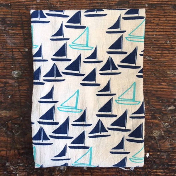 Noon Designs: Tea Towel: Sailboats