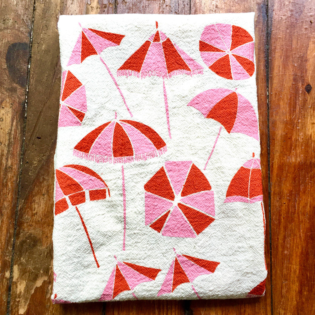 Noon Designs: Tea Towel: Sun Umbrella