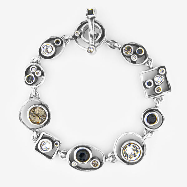Patricia Locke Jewelry: Penny Arcade Bracelet in Black & White