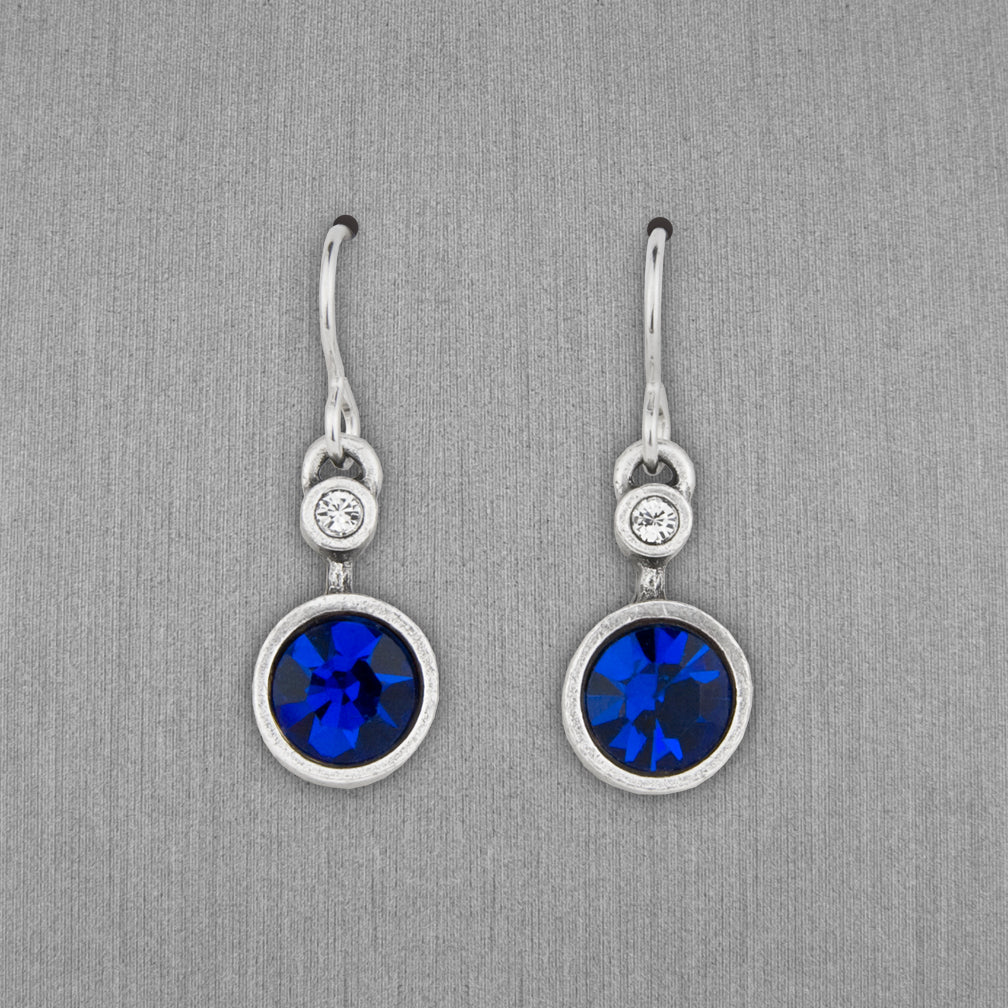 Patricia Locke Jewelry: Drip Drop Earrings in Capri Blue