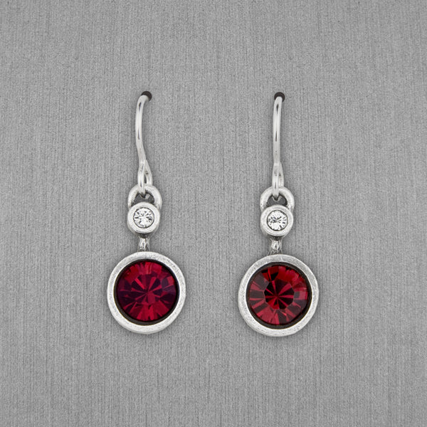 Patricia Locke Jewelry: Drip Drop Earrings in Ruby