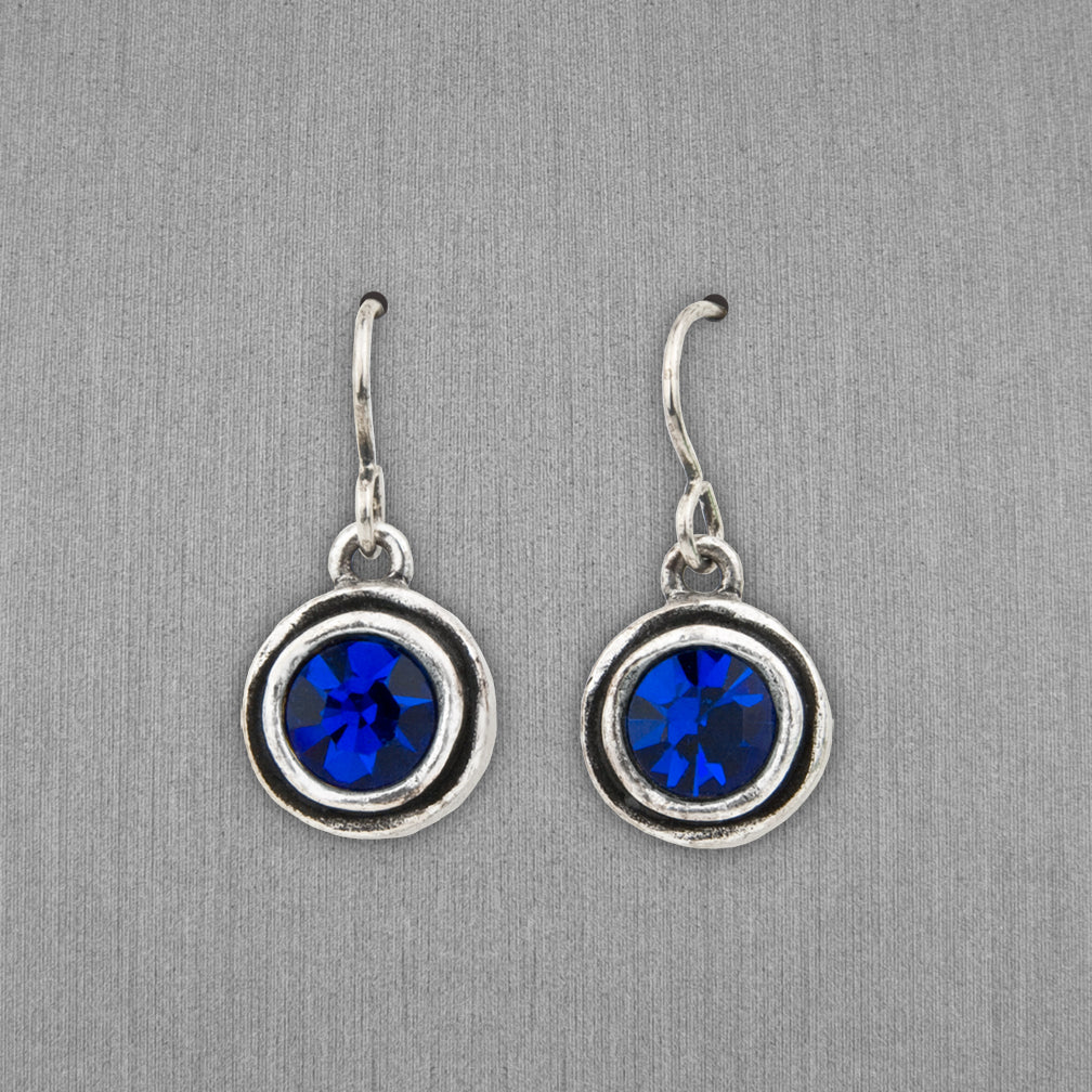 Patricia Locke Jewelry: Illumine Earrings in Capri Blue