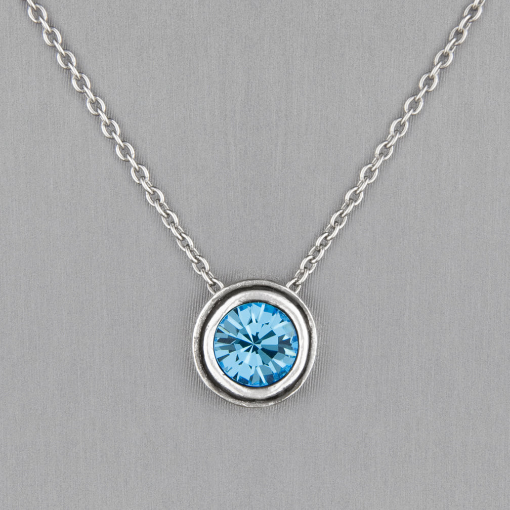 Patricia Locke Jewelry: Illumine Necklace in Aquamarine