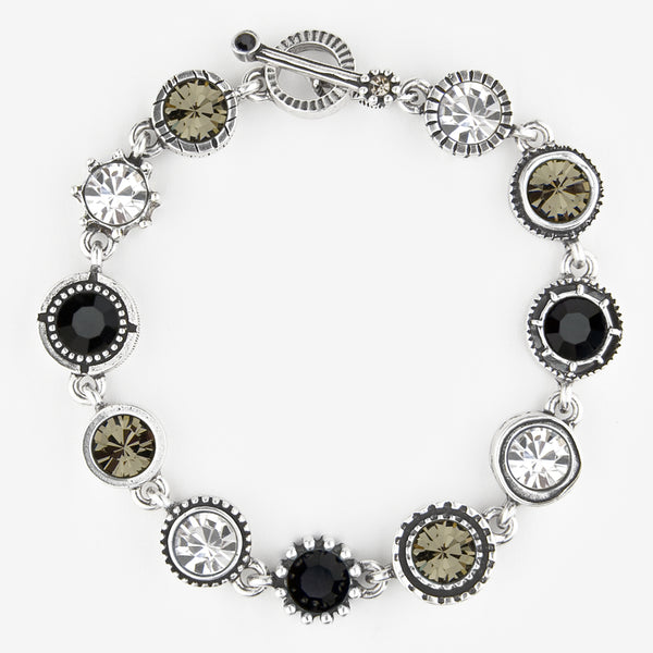 Patricia Locke Jewelry: Round Two Bracelet in Black & White