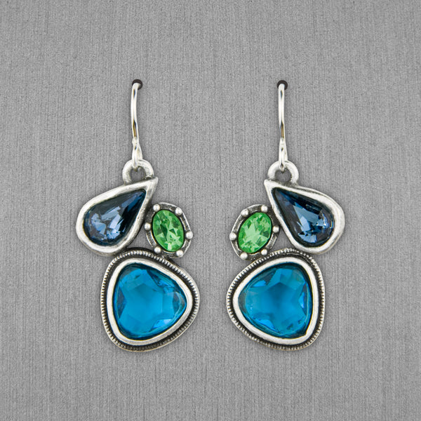 Patricia Locke Jewelry: Gossip Earrings in Zephyr