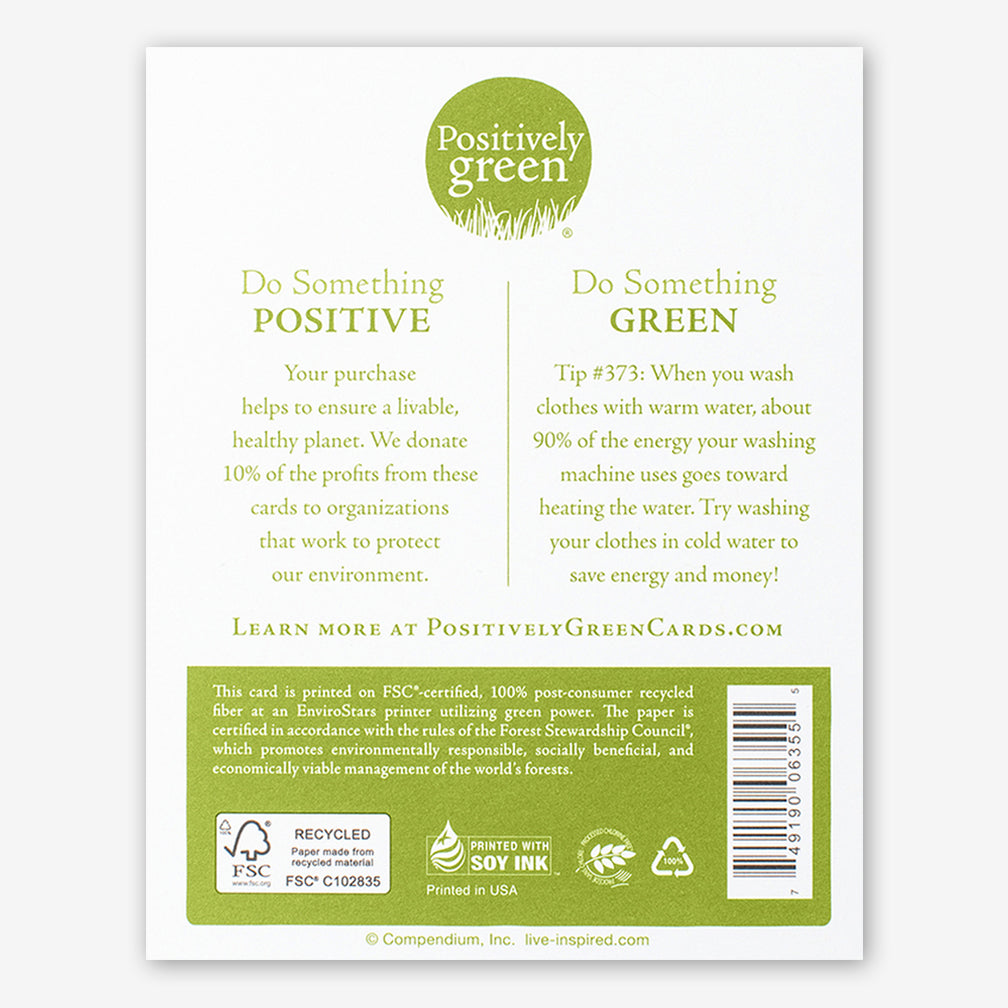 Positively Green Cards: “Find what brings you joy and go there.” —Jan Phillips