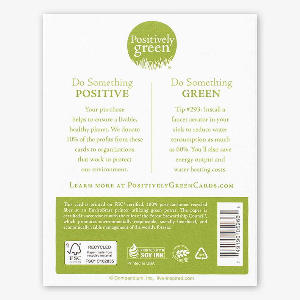 Positively Green Pet Sympathy Card: “Remember me.” —William Shakespeare