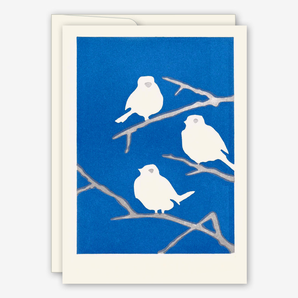 Saturn Press Holiday Card: Three Doves