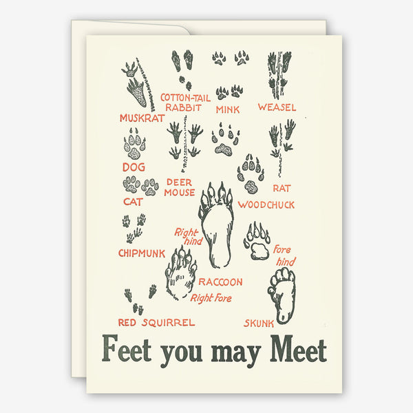 Saturn Press Everyday Card: Feet You May Meet