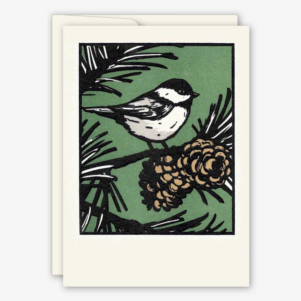 Saturn Press Holiday Card: Black Capped