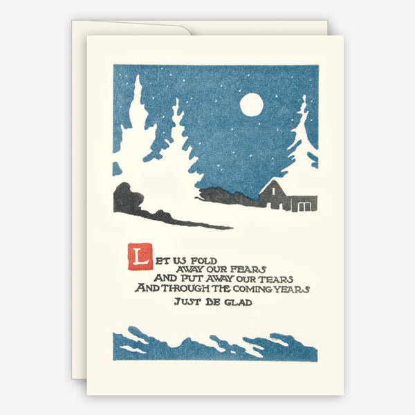 Saturn Press Holiday Cards: Be Glad