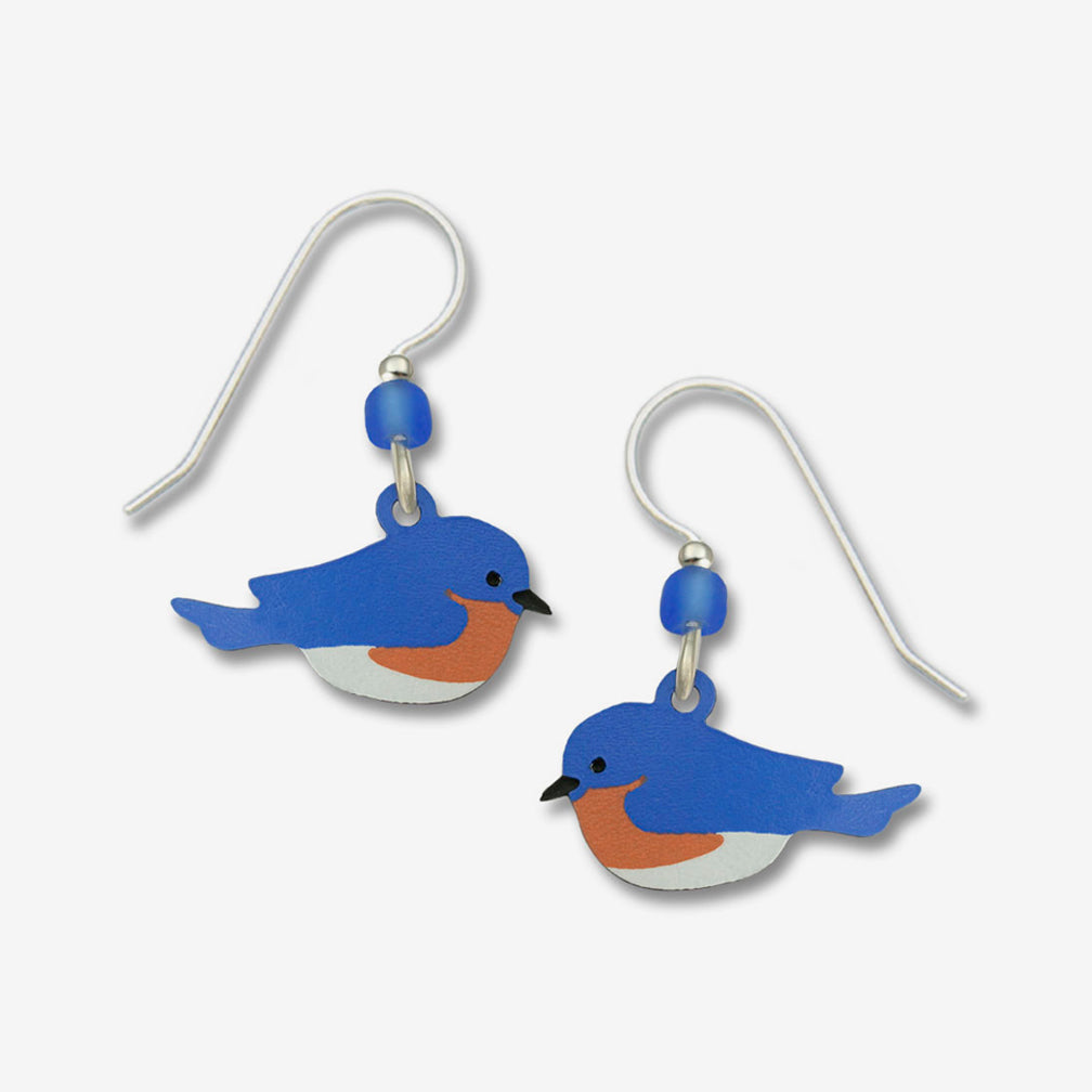 Sienna Sky Earrings: Eastern Bluebird