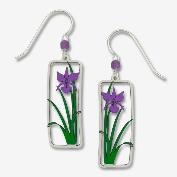 Sienna Sky Earrings: Purple Iris