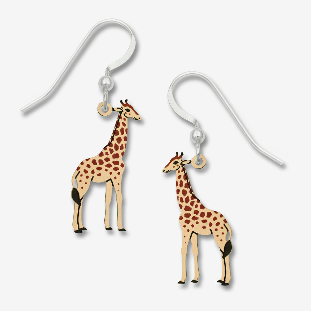 Sienna Sky Earrings: Painted Giraffe