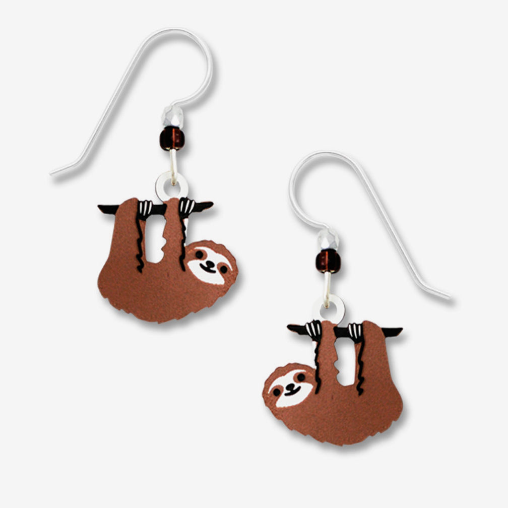 Sienna Sky Earrings: Sloth