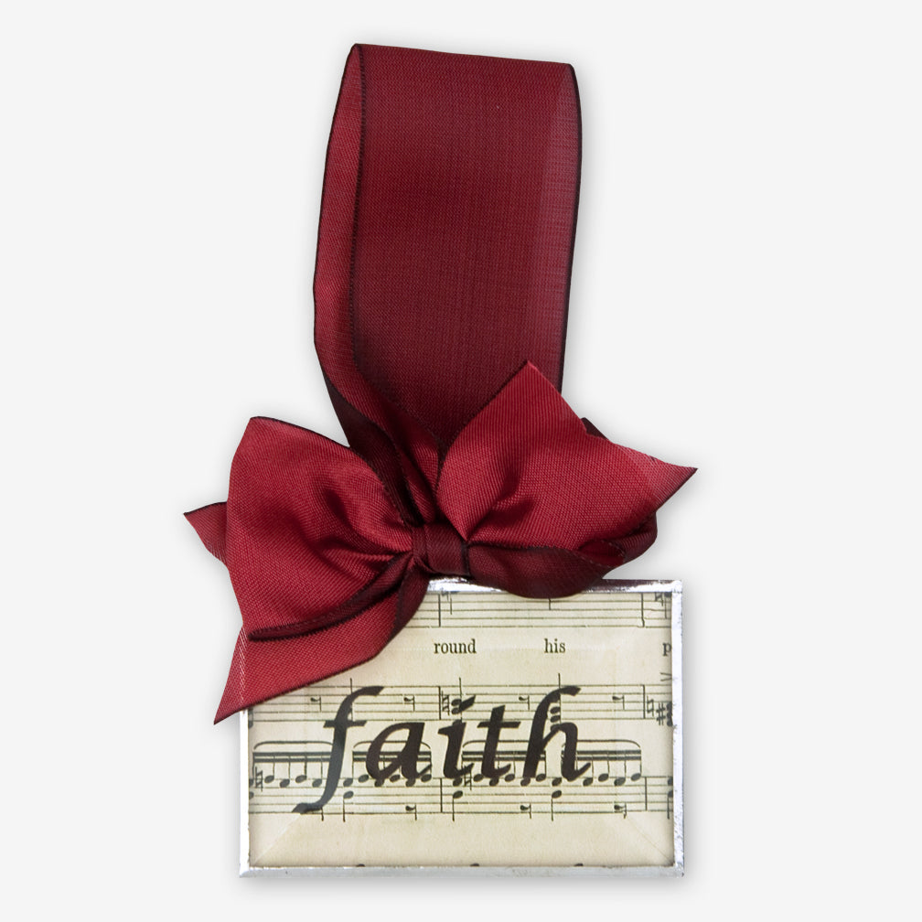Silhouettes and More: Beveled Glass Ornaments: Faith