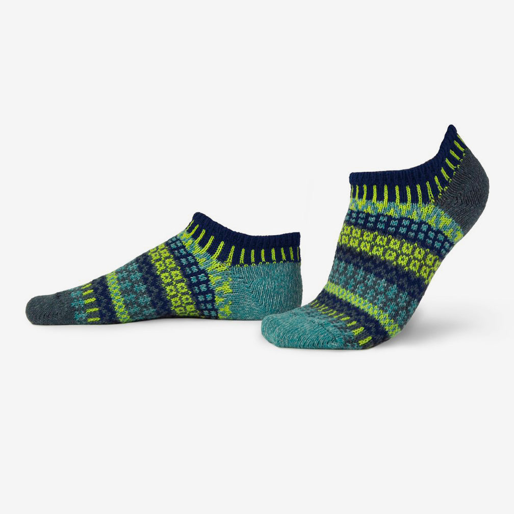 Solmate Socks: Adult Ankle Socks: Lemongrass