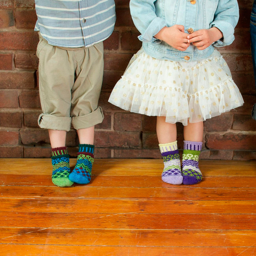 Solmate Socks: Baby Socks: June Bug