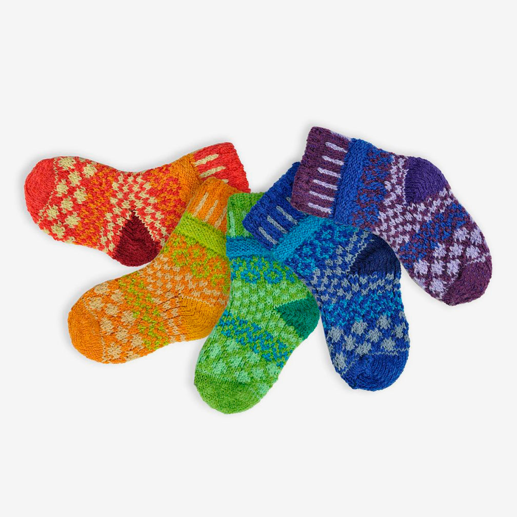 Solmate Socks: Baby Socks: Prism