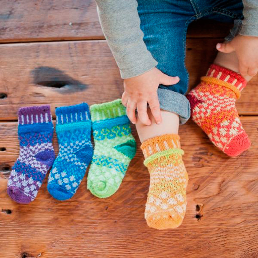 Solmate Socks: Baby Socks: Prism