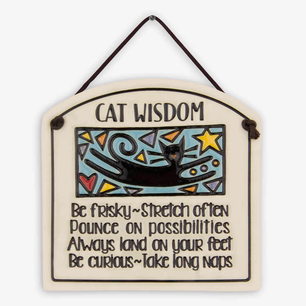 Spooner Creek: Small Arch Tiles: Cat Wisdom