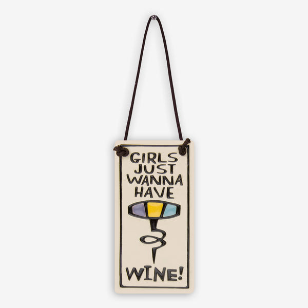 Spooner Creek: Wine Tag Tiles: Girls Just Wanna
