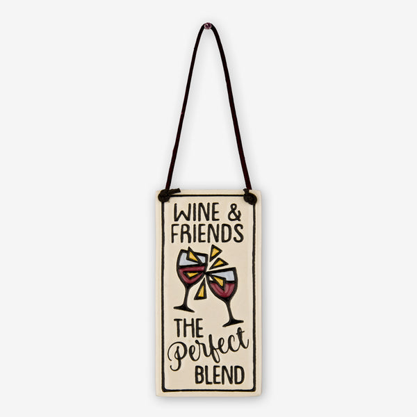 Spooner Creek: Wine Tag Tiles: Wine & Friends The Perfect Blend