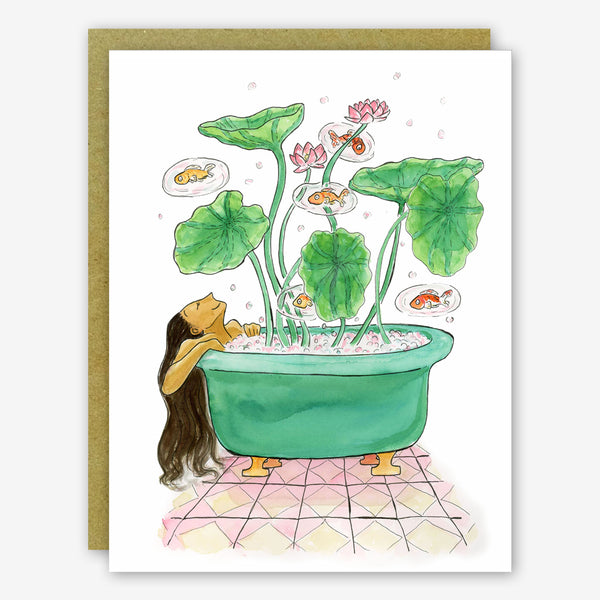 SquidCat, Ink Anytime Card: Lotus Bath