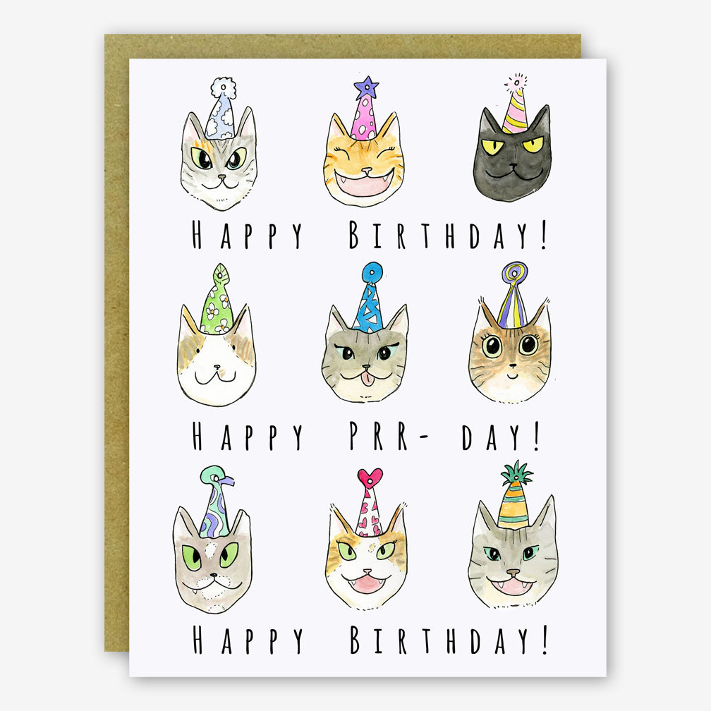 SquidCat, Ink Birthday Card: Party Cats