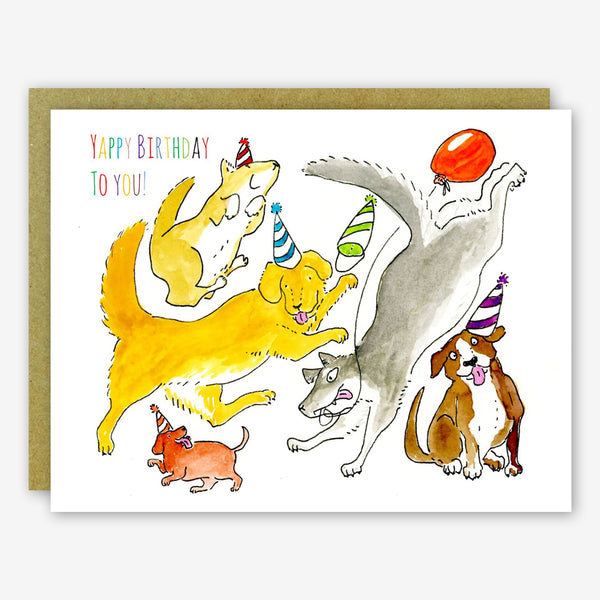 SquidCat, Ink Birthday Card: Yappy Birthday