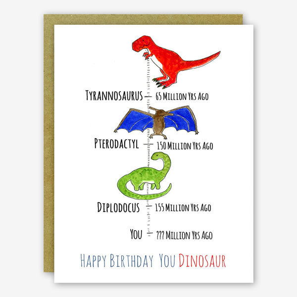SquidCat, Ink Birthday Card: You Dinosaur