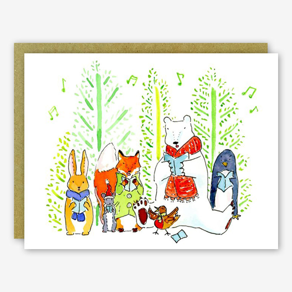 SquidCat, Ink Christmas Card: Christmas Carolers