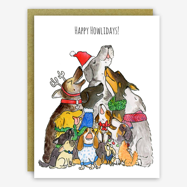 SquidCat, Ink Christmas Card: Happy Howlidays
