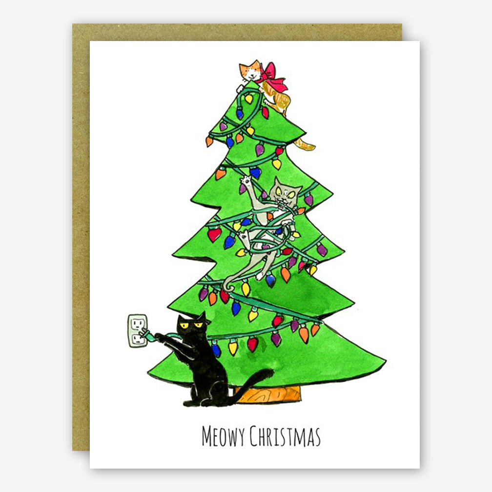 SquidCat, Ink Christmas Card: Meowy Christmas