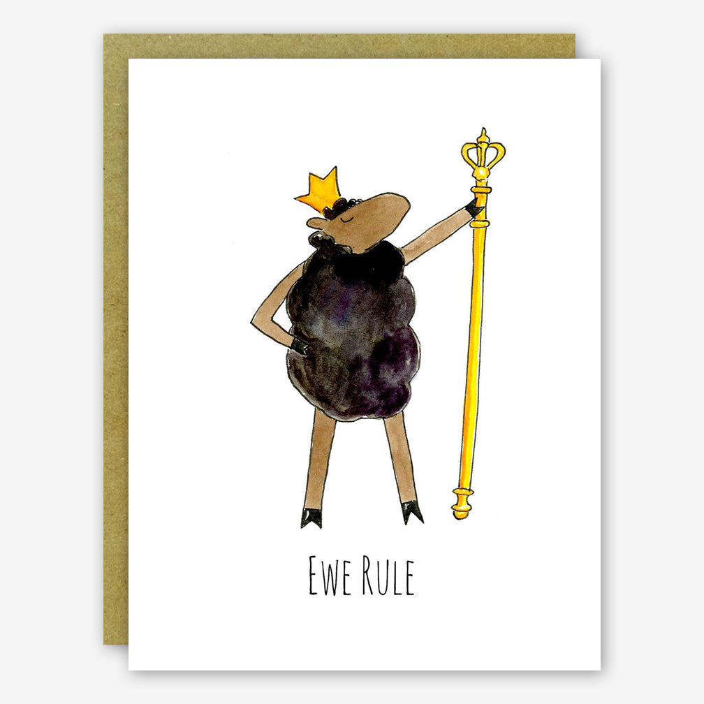 SquidCat, Ink Congratulations Card: Ewe Rule