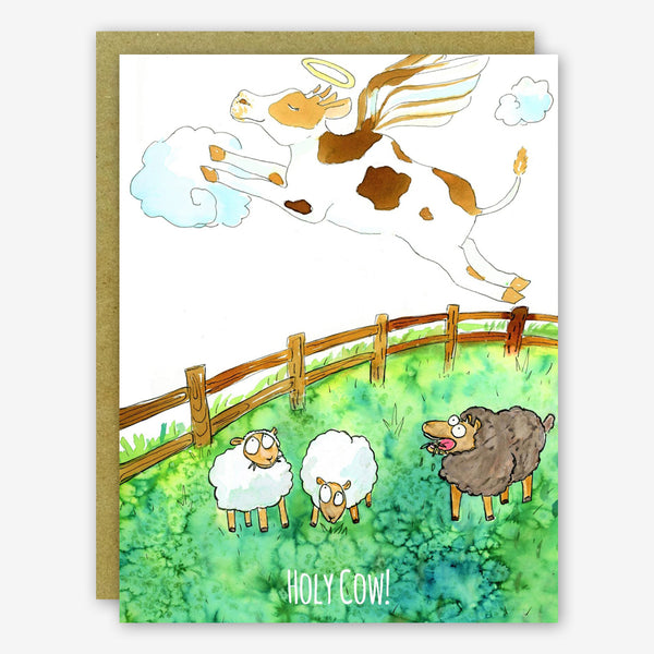 SquidCat, Ink Congratulations Card: Holy Cow