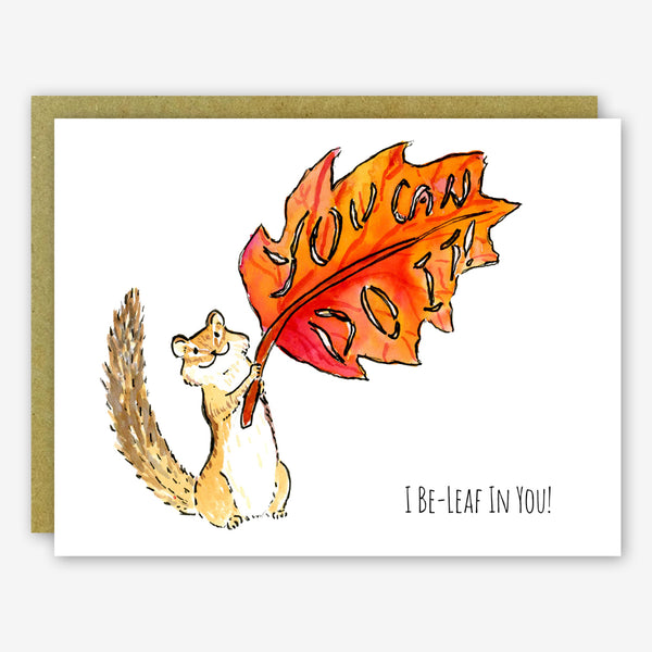 SquidCat, Ink Encouragement Card: I Be Leaf