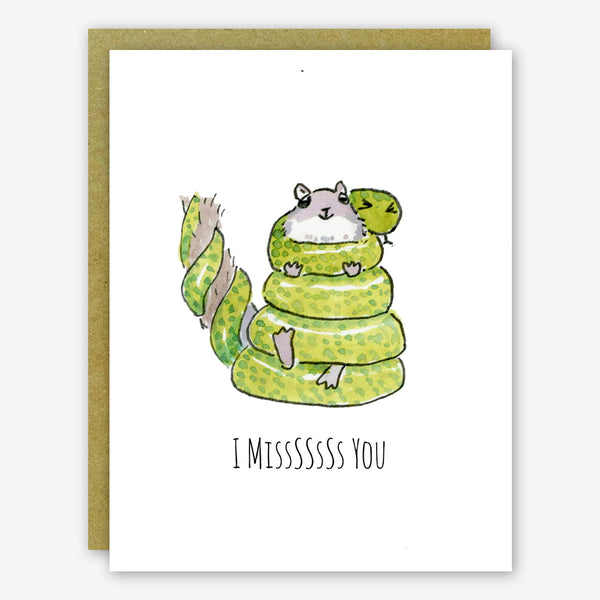 SquidCat, Ink Encouragement Card: Snake Hug