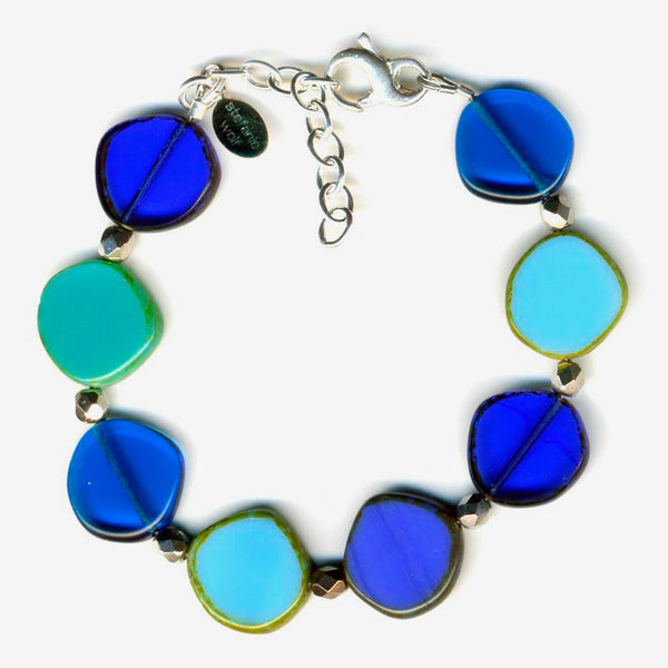 Stefanie Wolf Designs: Bracelet: Full Circle, Small Ocean Mix