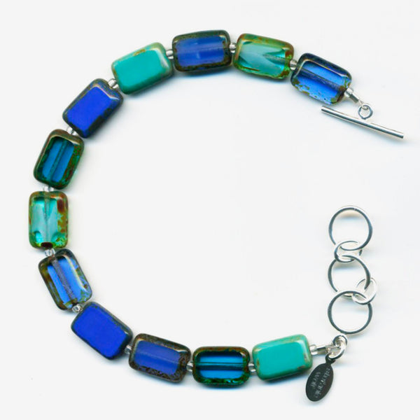 Stefanie Wolf Designs: Bracelet: Trilogy, 1-Strand Ocean Mix