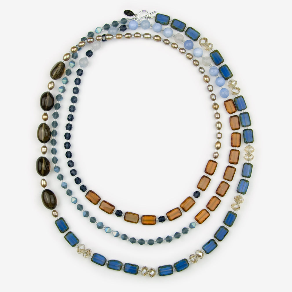 Stefanie Wolf Designs: Necklace: Medley, 60" Montana