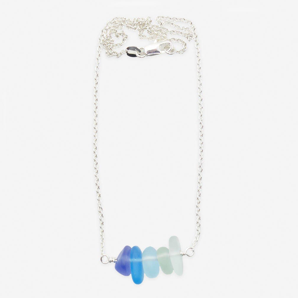 Stefanie Wolf Designs: Necklace: Seaglass Stack