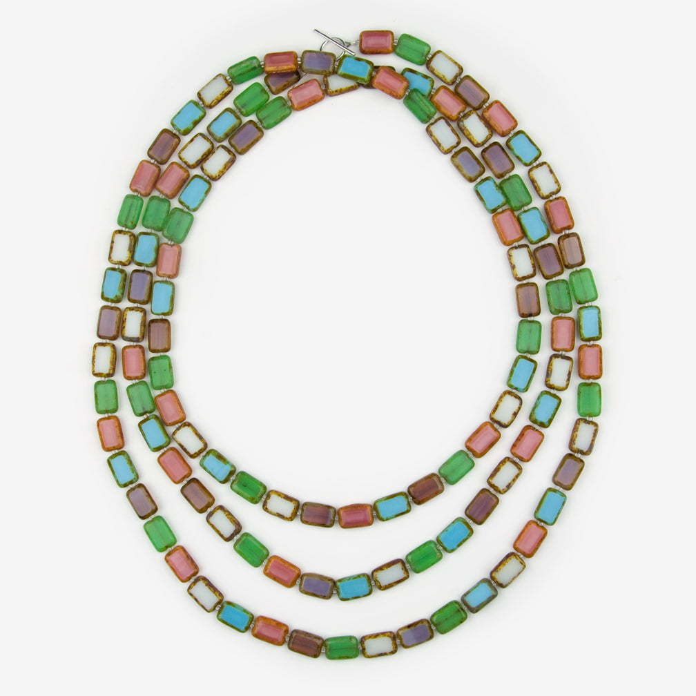 Stefanie Wolf Designs: Necklace: Trilogy, 60" South Beach