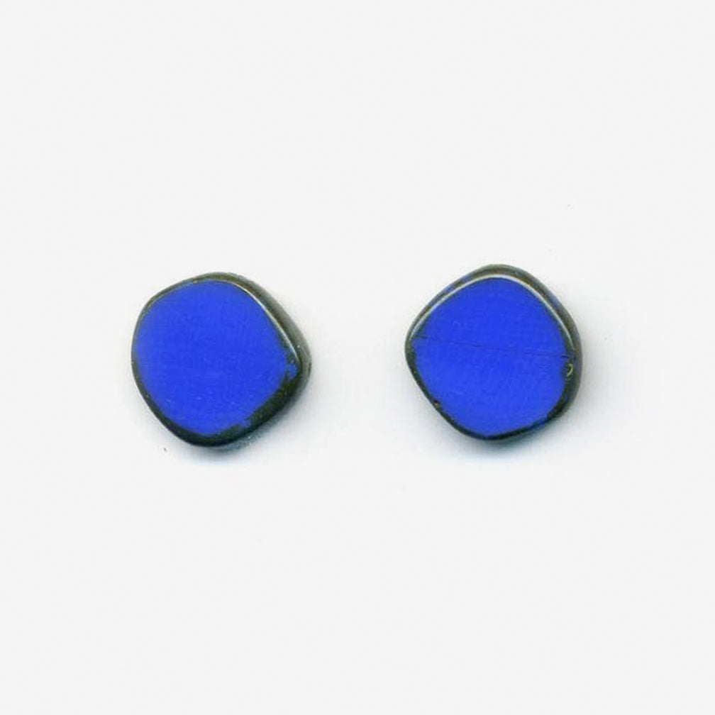 Stefanie Wolf Designs: Stud Earrings: Full Circle, Small Periwinkle