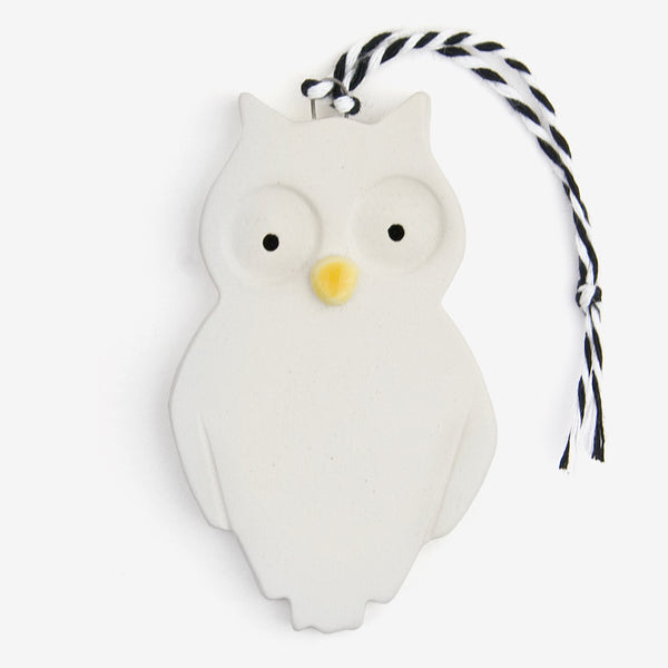 Tasha McKelvey: Ceramic Owl Ornament